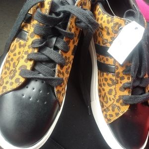 Cheetah print sneakers